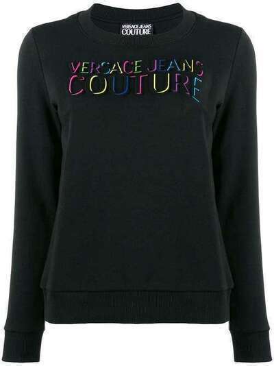 Versace Jeans Couture толстовка с тисненым логотипом B6HUB79930296
