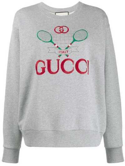 Gucci толстовка с вышивкой 469250XJBIY