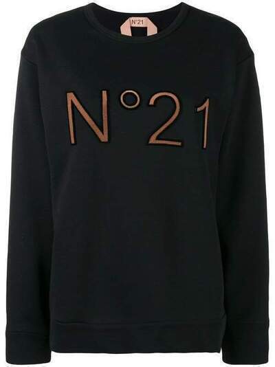 Nº21 толстовка свободного кроя с принтом логотипа N2ME0214211