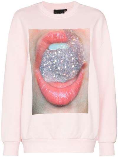 Browns X Sara Shakeel свитер с кристаллами MPR0201264MOUTHPINKCREWNECK