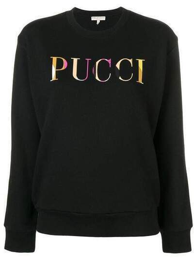 Emilio Pucci свитер с длинными рукавами и логотипом 9EJP849E985