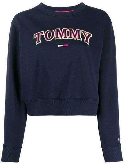 Tommy Jeans толстовка свободного кроя с неоновым логотипом DW0DW07555