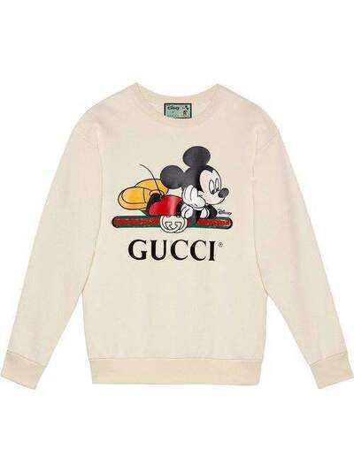 Gucci толстовка с принтом Mickey из коллаборации с Disney 469250XJB8C