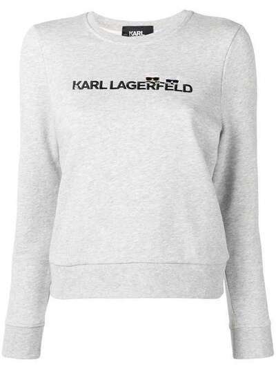 Karl Lagerfeld толстовка с вышитым логотипом 91KW1737255