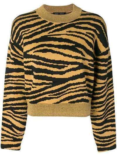 Proenza Schouler свитер с жаккардовыми тигровыми полосками R1847098KY131