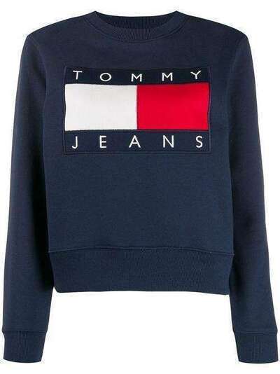 Tommy Jeans толстовка с вышитым логотипом DW0DW07414