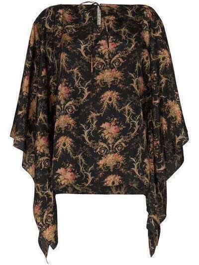 By Walid блузка-кафтан 'Camilla' с цветочным принтом 110761W