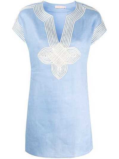 Tory Burch embroidered details tunic 61634407