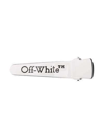 Off-White заколка для волос с логотипом OWZG026S20PLA0010110