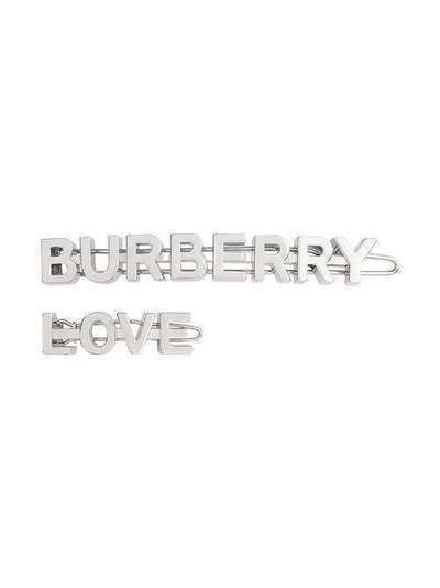 Burberry заколка для волос с логотипом 8029505