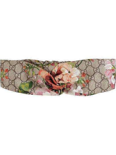 Gucci повязка на голову с рисунком 'Blooms' 4111113G040