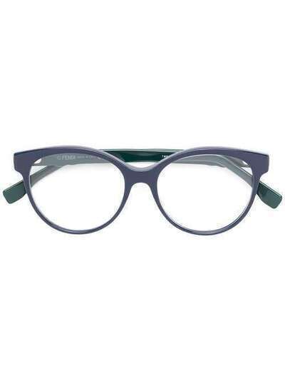 Fendi Eyewear очки в круглой оправе FF0275