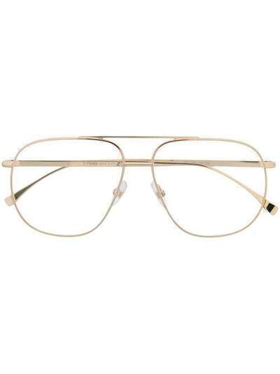 Fendi Eyewear очки-авиаторы Roma Amor FF0391