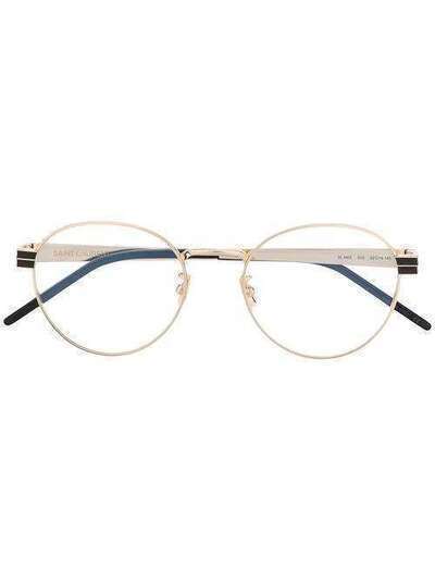 Saint Laurent Eyewear очки в круглой оправе SLM63