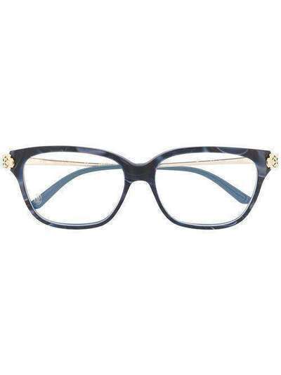 Cartier Eyewear очки Panthère в квадратной оправе CT0210O