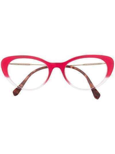 Miu Miu Eyewear очки в оправе 'кошачий глаз' VMU05R