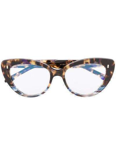 Cutler & Gross очки в оправе 'кошачий глаз' черепаховой расцветки 1350