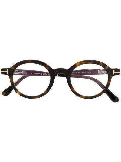 Tom Ford Eyewear очки в круглой оправе TF5664B