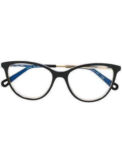 Chloé Eyewear очки в оправе 'кошачий глаз' черепаховой расцветки CE2748