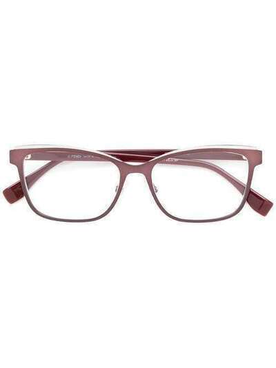 Fendi Eyewear очки в квадратной оправе FF0277