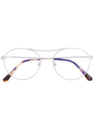 Tom Ford Eyewear очки в круглой оправе FT5633B