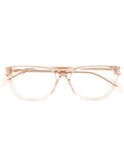 Alexander McQueen Eyewear очки в прямоугольной оправе AM0248O