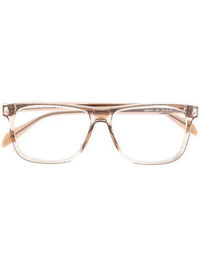 Alexander McQueen Eyewear очки в прямоугольной оправе AM0247O