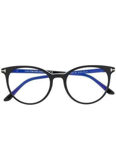 Tom Ford Eyewear очки в круглой оправе TF5575B