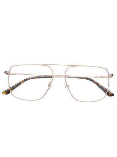 Calvin Klein очки в матовой квадратной оправе CK19129
