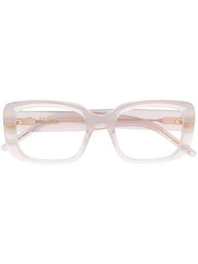 Pomellato Eyewear очки в прозрачной прямоугольной оправе PM0087O