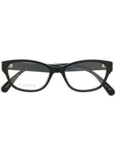 Gucci Eyewear очки в прямоугольной оправе с логотипом GG GG0717O005