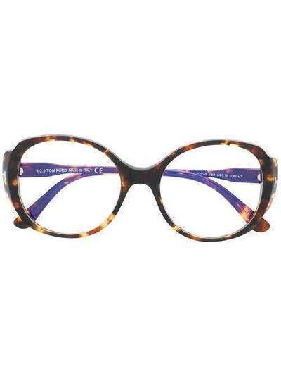 Tom Ford Eyewear солнцезащитные очки в круглой оправе TF5620B