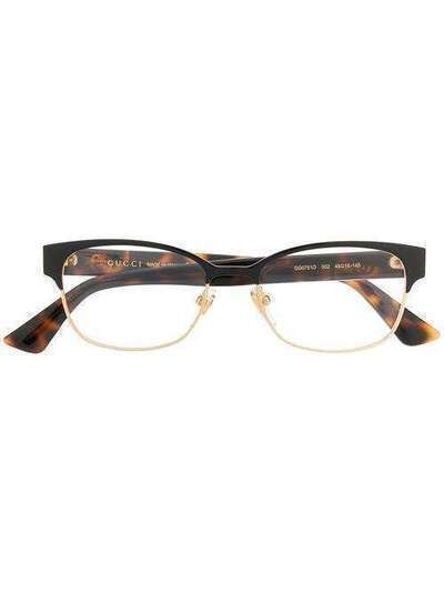 Gucci Eyewear очки в прямоугольной оправе с логотипом GG GG0751O002