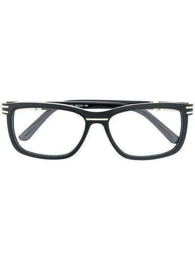 Cazal солнцезащитные очки в прямоугольной оправе 6016