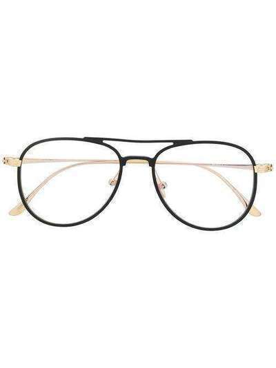 Tom Ford Eyewear bi-colour aviator glasses FT5666B