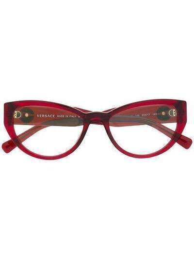 Versace Eyewear очки в оправе 'кошачий глаз' 3280B