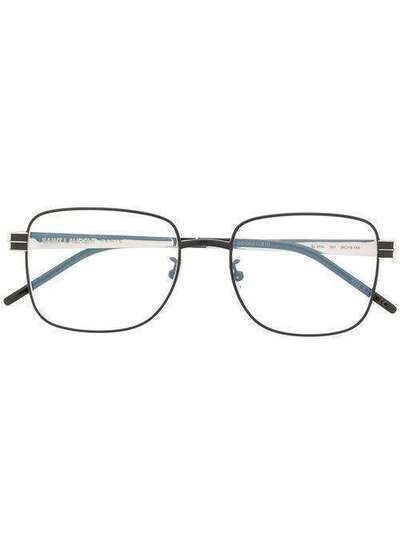 Saint Laurent Eyewear очки в квадратной оправе SLM56