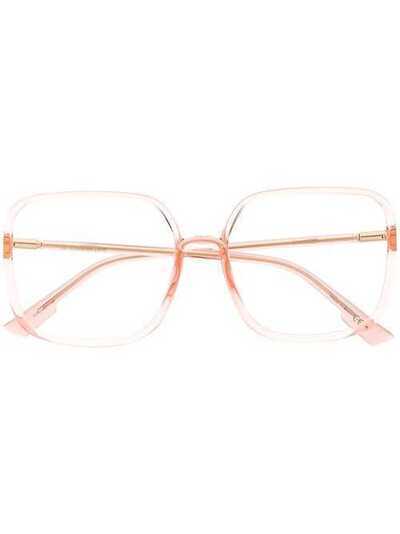 Dior Eyewear очки в прозрачной квадратной оправе SOSTELLAIREO1