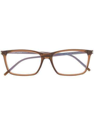 Saint Laurent Eyewear очки в прямоугольной оправе SL296