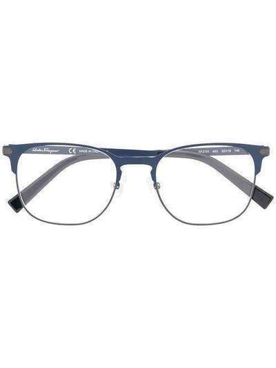 Salvatore Ferragamo Eyewear очки в квадратной оправе с логотипом SF2191