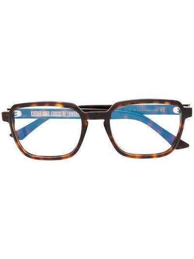 Cutler & Gross очки в оправе черепаховой расцветки 136102B