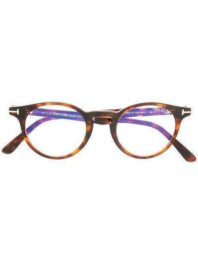 Tom Ford Eyewear очки в круглой оправе FT5557B46052