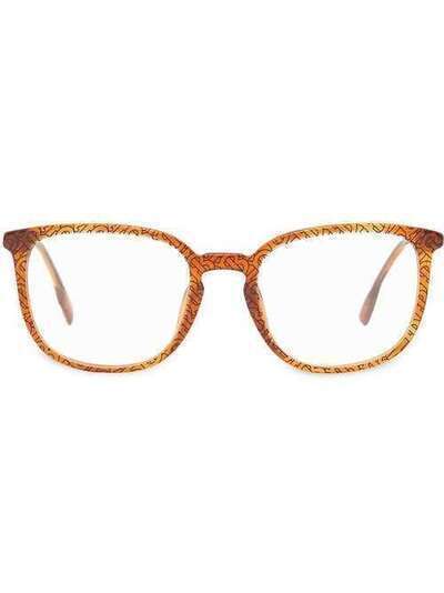 Burberry очки в квадратной оправе с монограммой 4080801