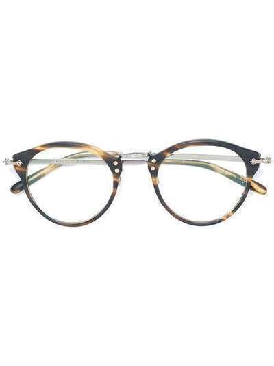 Oliver Peoples очки с эффектом черепашьего панциря OV5184