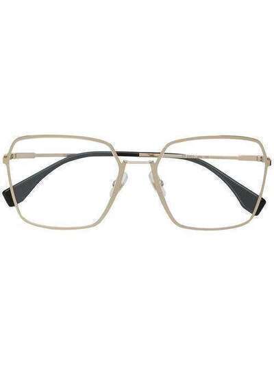 Fendi Eyewear очки в квадратной оправе FF0333