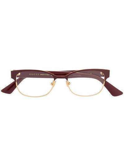 Gucci Eyewear очки в прямоугольной оправе с логотипом GG GG0751O003