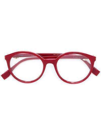 Fendi Eyewear очки в круглой оправе FF0309