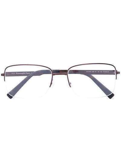 Ermenegildo Zegna очки для зрения в полуоправе EZ5025