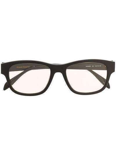 Alexander McQueen Eyewear очки в прямоугольной оправе AM0262S
