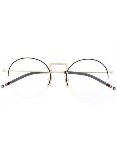 Thom Browne Eyewear очки в полуободковой оправе TBX118